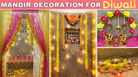 Mandir Decoration For Diwali Diwali 2021 Diwali Decoration Ideas