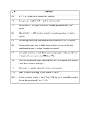 Analytical Chemistry Ii Final Questions Analytical Chemistry Ii A