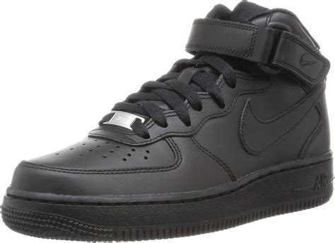 Nike Wmns Air Force 1 Mid 07 Le Womens Running Shoes Nero Blackblack 35 Uk 365 Eu