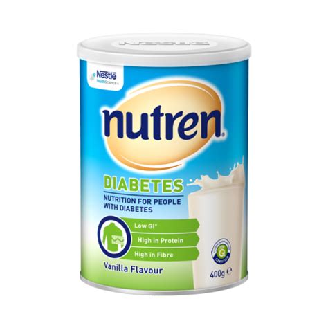 NUTREN Diabetes Vanilla Flavour 400g Can GI Foundation