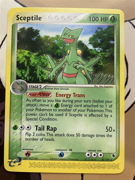 Sceptile Pokemon Card