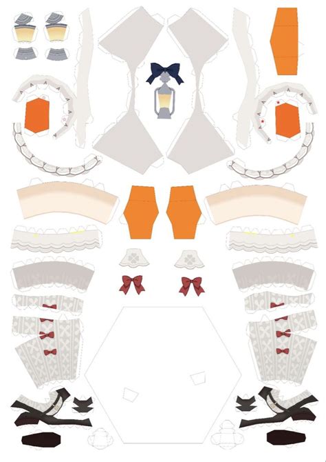 Klee Template 3 6 In 2024 Paper Art Craft Paper Doll Template Paper