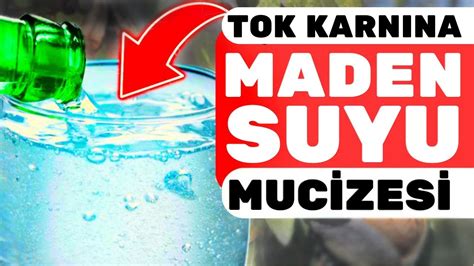 Yemekten Sonra Bardak Maden Suyu V Cudunuza Bunlar Yap Yor Maden