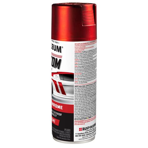 Rust Oleum Chrome Red Premium Custom Spray Paint 10oz