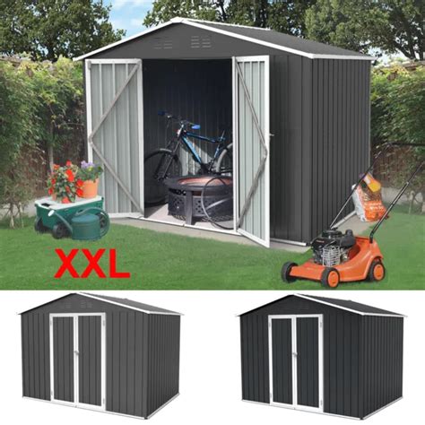 Cabane Outils En M Tal Xxl Remise Outils Jardin Maison Hangar Abri