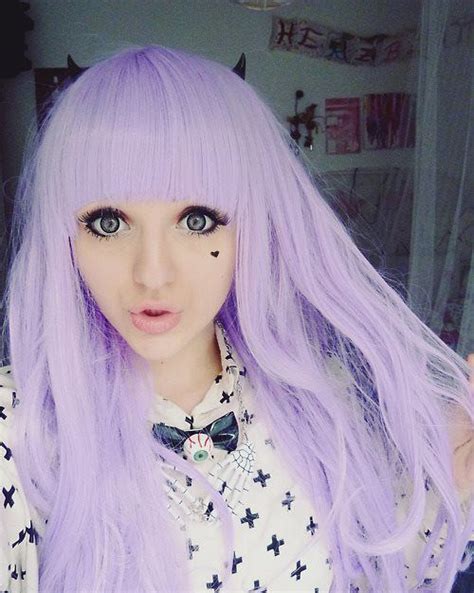 Pastel Goth Purple Hair