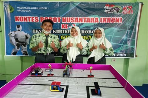 Tim Robotik Man 1 Grobogan Meraih Bronze Medal Di Kontes Robot