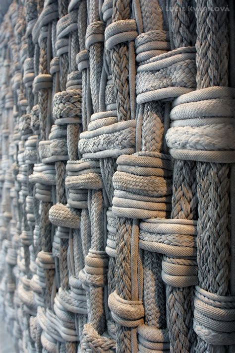 Rope Wall Rope Sculpture Rope Art Contemporary Textiles