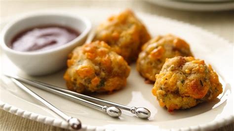 Gluten Free Sausage Cheese Balls Recipe From Betty Crocker