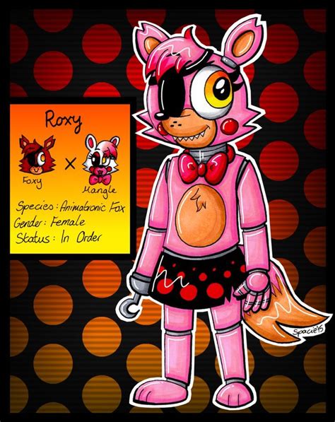 Fnaf The Next Generation Roxy Foxy X Mangle By Spacecat Studios On