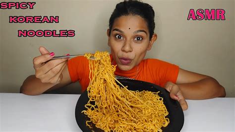 Asmr Spicy Korean Noodles Asmr Malayalam Asmr Mukbang