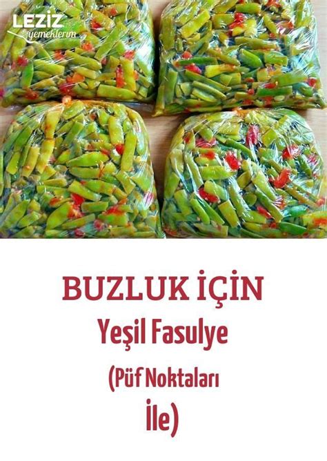 Buzluk İçin Yeşil Fasulye Püf Noktaları İle Buzluk dry Fasulye