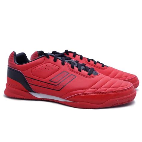 Sepatu Futsal Legas Meister La High Risk Red Jester Red Black