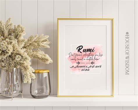 Rumi Quotes Wall Art Dont Grieve Rumi Wall Art Rumi Quote Etsy