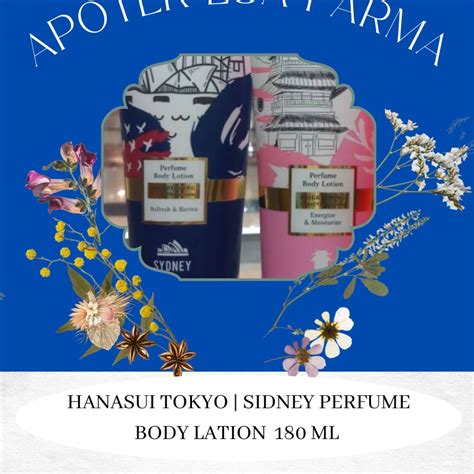 Jual Hanasui Perfume Body Lotion Ml Sydney Tokyo Shopee Indonesia