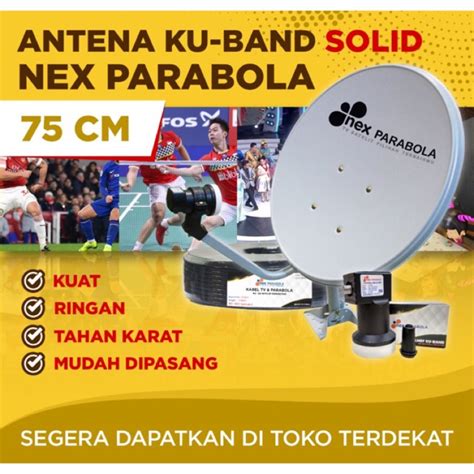 Dish Odu Set Nexparabola Ku Band Cm Complete Cable Lnb Ku Band