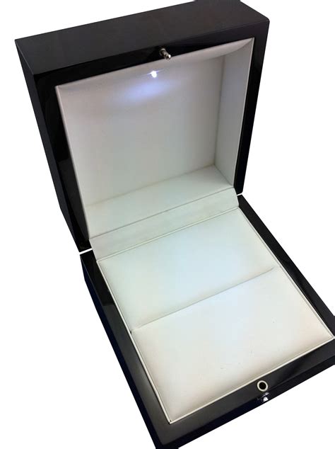 Platinum Gloss Black Ring Box Products Platinum Packaging