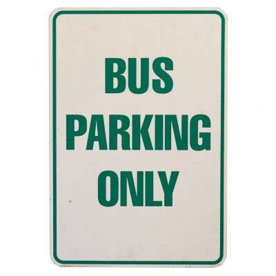 BUS STOP NO PARKING SIGN | Air Designs