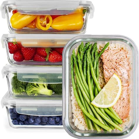 Igluu Meal Prep Lot de 10 Boîtes alimentaires rectangulaires pour