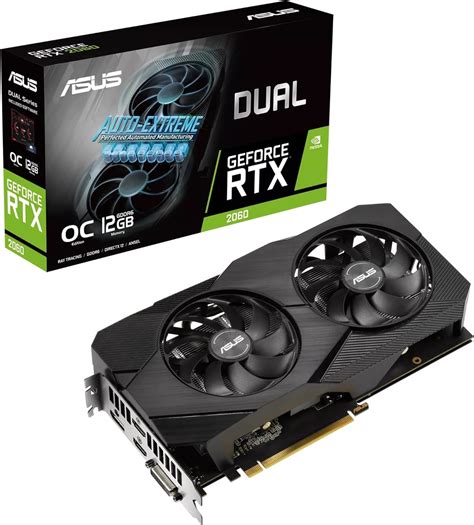 Amazon ASUS Tarjeta gráfica Dual GeForce RTX 2060 EVO OC Edition