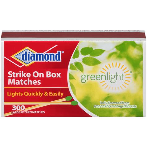 Diamond Matches Large Strike On Box Matches Ct Walmart