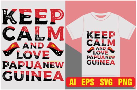 Papua New Guinea Flag T Shirt Design Graphic By Sadequl56 · Creative Fabrica