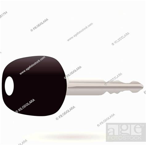 Car Key Vector Illustration Isolated On White Background Stock Vector