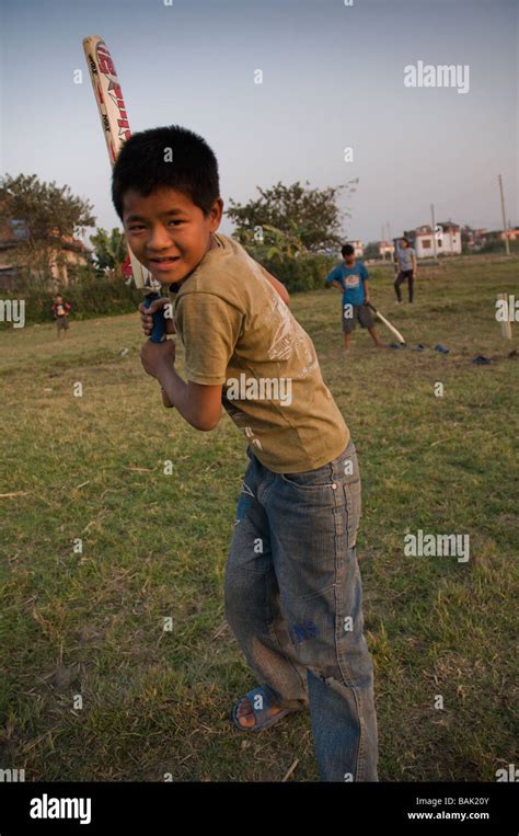 Nepali Youth Recreation Stock Photo Alamy