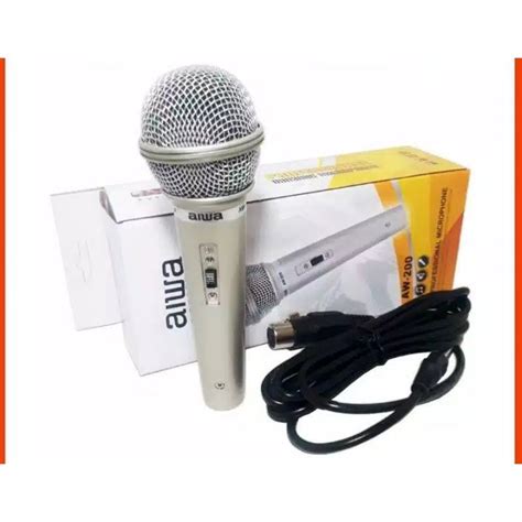 Jual Mic Aiwa Aw Microphone Cable Shopee Indonesia