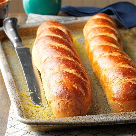 Onion French Bread Loaves Recipe Taste Of Home