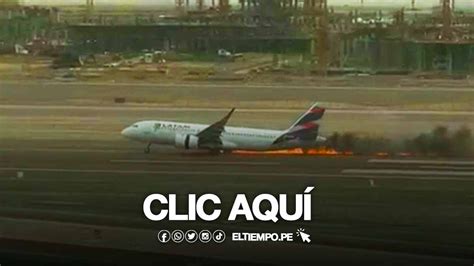 Accidente de avión en aeropuerto Jorge Chávez mira LO ÚLTIMO sobre el