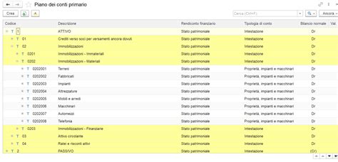 Piano Dei Conti Software Gestionali ERP 1C