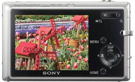 Sony Cyber Shot Dsc T20 Silver 81 Megapixel Digital Camera At