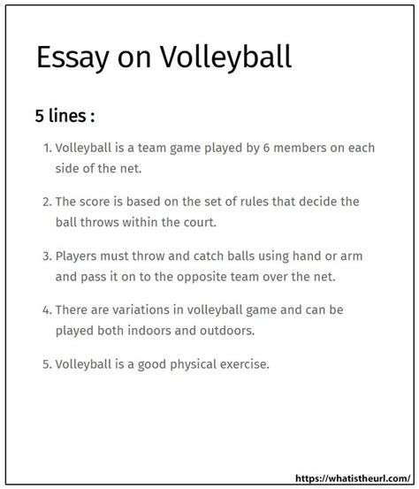 How To Write An Essay About Volleyball Aiden Writing