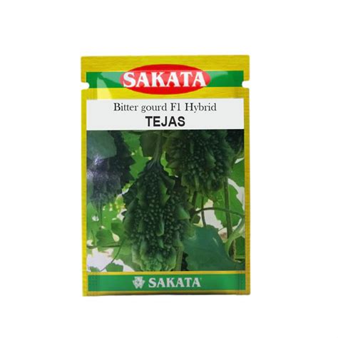 Sakata Bitter Gourd F1 Tejas 50 Gm Pouch Leafconagro