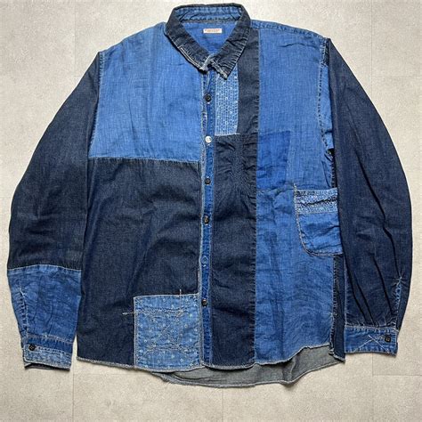 Kapital Kapital Kountry Patch Work Boro Sleeve Shirts Grailed