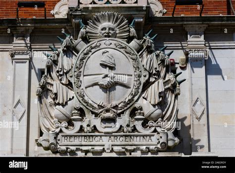 Buenos Aires Argentina El 26 De Octubre De 2019 Escudo De Armas O