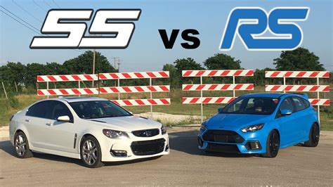 Focus Rs Vs Chevy Ss Street Race Youtube