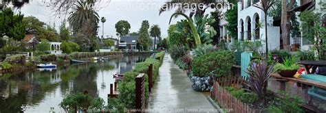 California Photography - Venice Canals View Photo.