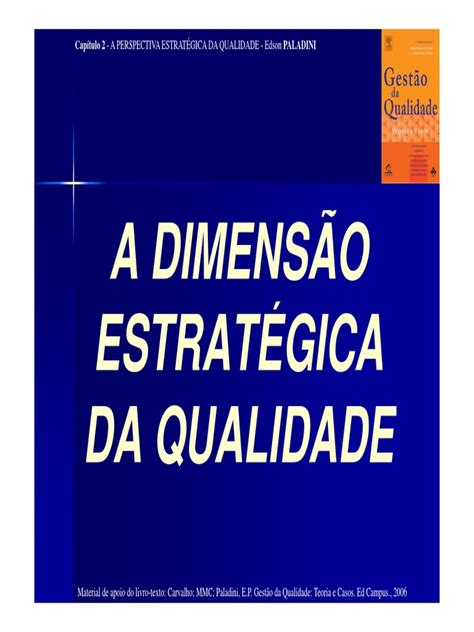 Gestao Da Qualidade Cap02 Paladini Pdf Pdf Qualidade Negócios Gestão De Qualidade