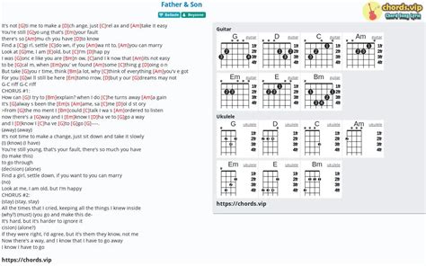 Chord: Father & Son - Boyzone - tab, song lyric, sheet, guitar, ukulele ...