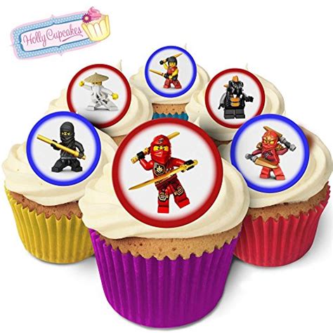 24 Fabulous Edible Wafer Cake Toppers Ninjago Museumfood