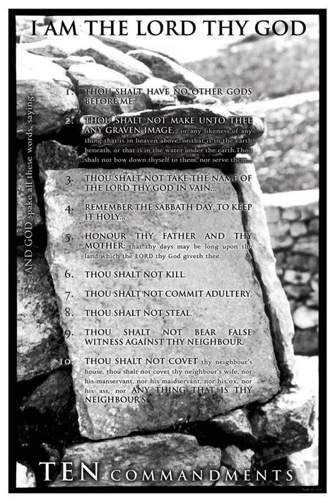 Ten Commandments - Inspiration Art