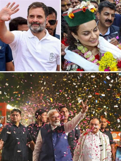 Narendra Modi Amit Shah Kangana Ranaut Shashi Tharoor Rahul Gandhi