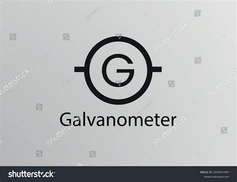 Galvanometer Engineering Symbol Vector Symbol Design Stock Vector ...