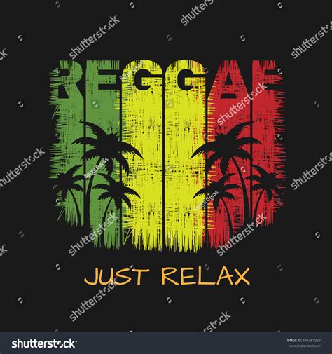 Vector Illustration On Theme Reggae Music Stock Vector Royalty Free