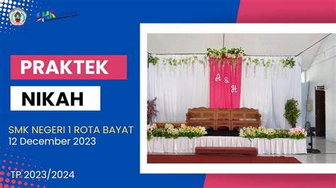 Praktek Akad Nikah Smkn Rota Bayat Tp Youtube