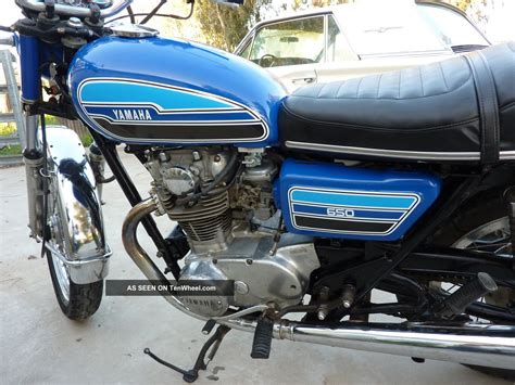 1976 Yamaha Xs650 Rare French Blue Color Cond Look