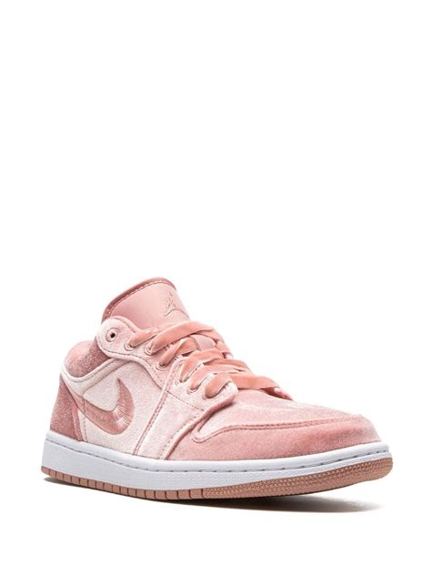 Jordan Air Jordan 1 Low Se Pink Velvet Sneakers Farfetch