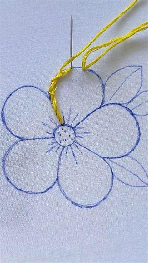 Hand Embroidery Idea S Stem Stitch Flower Embroidery Tutorial Artofit